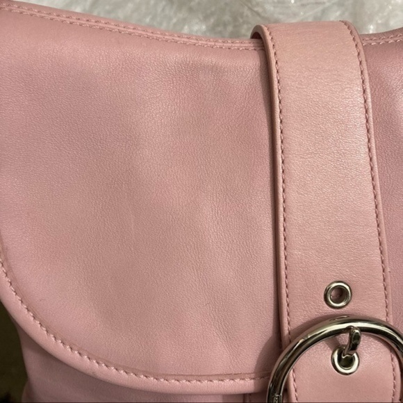 Coach pink leather soho two way crossbody messenger bag - Picture 13 of 16
